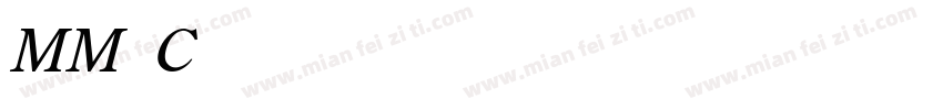 MM Century Old OItalic字体转换